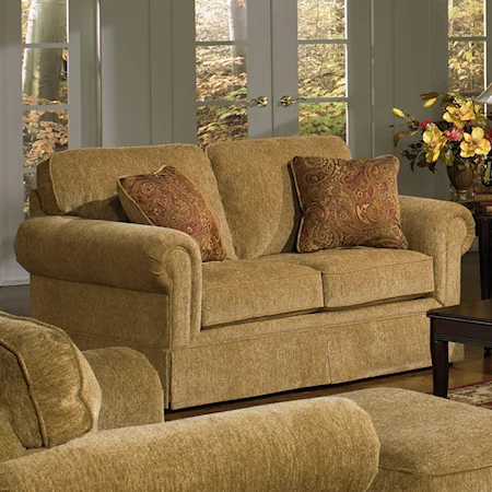 Classic Skirted Love Seat